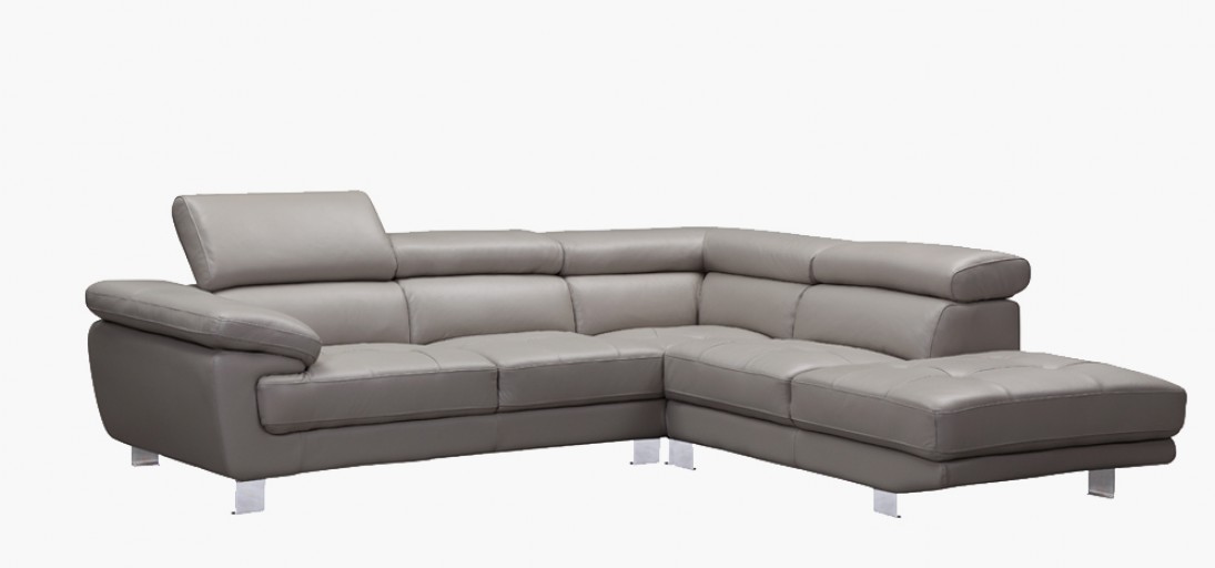 valencia leather left hand corner sofa